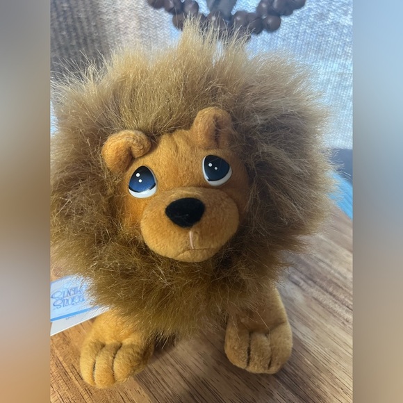 Vintage Lion Precious Moments Plush Bean Bag Alek Pals 1998 with Tags - Picture 1 of 12